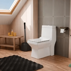 Space-Saving Modern Sleek Compact Design Commode